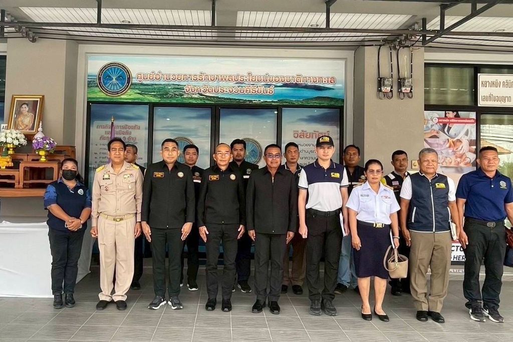ผอ.สน.ฝอ.ศรชล.ภาค 1 พร้อมคณะ เดินทางตรวจเยี่ยม ศรชล.จว.ปข. และ ศคท.จว.ปข. 
