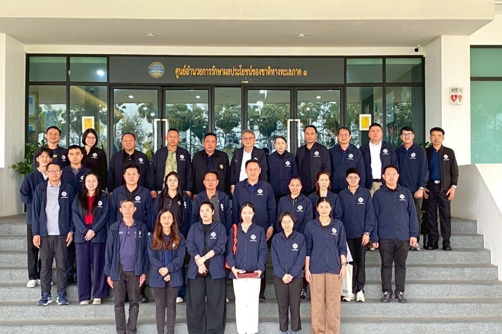 ศรชล.ภาค 1 ให้การต้อนรับคณะ ปปส.ภาค 5 เดินทางมาร่วมประสานงานการปฏิบัติ การสกัดกั้นยาเสพติดในพื้นที่รับผิดชอบ